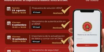 No te pierdas la cuarta sesión virtual sobre el Voto Electrónico No Presencial / Viernes 20 de setiembre – 3:00 p.m.