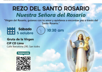 Rezo del ¨Santo Rosario, Nuestra Señora del Rosario¨ / Sábado 5 de octubre – 10:30 a.m.