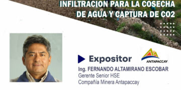 Martes de la Minería: Proyecto de forestación de compañía minera Antapaccay a través de zanjas de Infiltración para la cosecha de agua y captura de CO2 / Martes 1 octubre – 7:00 p.m.
