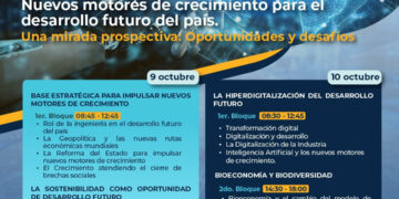 Foro: ¨Nuevos motores de crecimiento para el desarrollo futuro del país Una mirada prospectiva: Oportunidades y desafíos¨- 9 y 10 de octubre