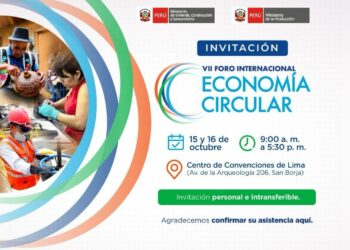 «VII Foro Internacional de Economía Circular – VII FIEC» / Martes 15 y miércoles 16 de octubre – 9:00 a.m.
