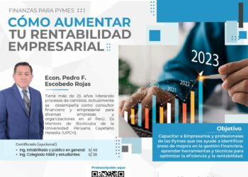 Taller virtual «Cómo Aumentar Tu Rentabilidad Empresarial» / Lunes 4 de noviembre – 6:30 p.m.