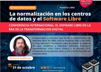 Evento presencial: «La normalización en los centros de datos y el Sofware Libre»/ Jueves 31 de octubre – 7:20 p.m.