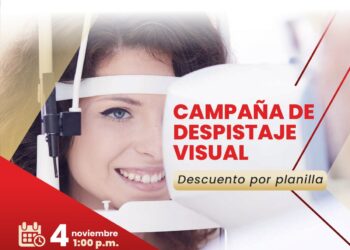 «Campaña de despistaje visual» / Lunes 4 de noviembre – 1:00 p.m.