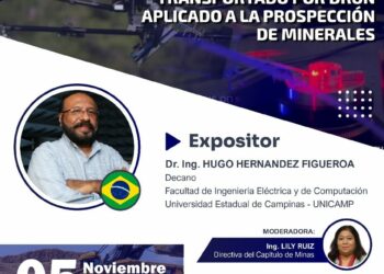 Conferencia Internacional: ¨Radar de apertura sintética transportado por dron aplicado a la prospección de minerales¨ / Martes 5 de noviembre – 7:00 p.m.