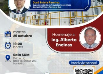 Martes de la Minería – Conferencia «Reducir costos de electricidad e incrementar la confiabilidad eléctrica de Poderosa a través de un Bess» / Martes 29 octubre – 7:00 p.m.