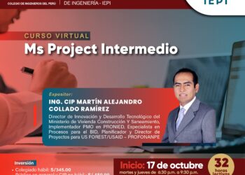 Curso virtual: «Ms Project Intermedio» / Inicio: 17 de octubre