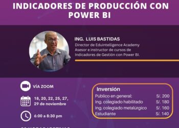 Curso de especialización: «Indicadores de mantenimiento con Power BI» / Inicio: 18 de noviembre