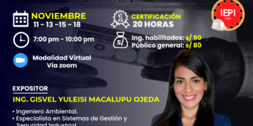 Taller: «Interpretación e implementación de sistemas de gestión antisoborno – ISO 37001» / Lunes 11 de noviembre – 7:00 p.m.