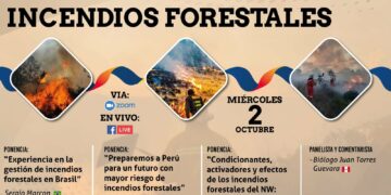 Foro internacional: «Incendios forestales» / Miércoles 2 de octubre – 6:30 p.m.