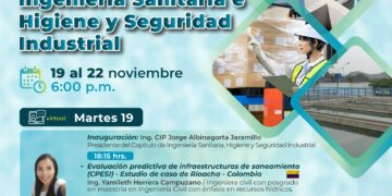 Semana del Capítulo de Ingeniería Sanitaria e Higiene y Seguridad Industrial del 19 al 22 de noviembre