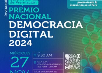 Premio Nacional Democracia Digital 2024 / Miércoles 27 de noviembre – 9:30 a.m.