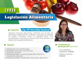 Curso “Legislación Alimentaria″ / Inicio: Jueves 12 de diciembre