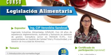 Curso “Legislación Alimentaria″ / Inicio: Jueves 12 de diciembre