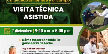 Visita Técnica Asistida – “Cómo hacer rentable la ganadería de leche» / Sábado 7 de diciembre – 9:00 a.m.