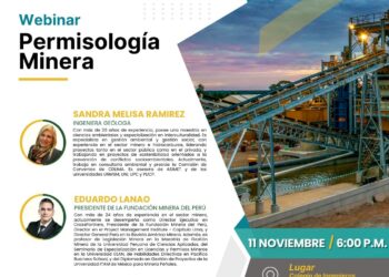 Webinar: «Permisología Minera» / Lunes 11 de noviembre – 6:00 p.m.