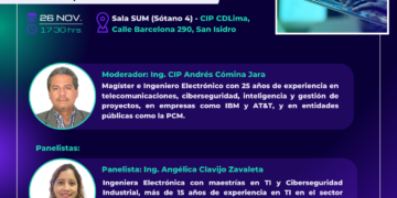 Foro de Resiliencia Digital: “Activos Críticos” / Martes 26 de noviembre – 5:30 p.m.