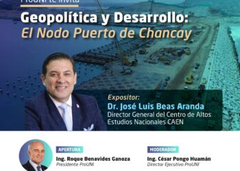 Conferencia Magistral “Geopolítica y Desarrollo: El Nodo Puerto de Chancay” / Miércoles 27 de noviembre – 6 p.m.