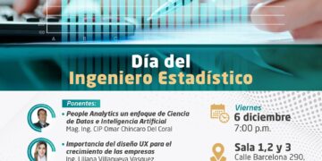Día del Ingeniero Estadístico / Viernes 6 de diciembre – 7:00 p.m.
