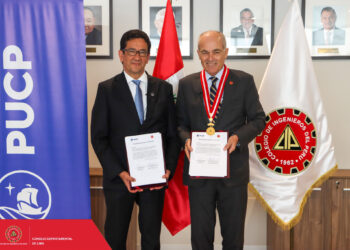 El Colegio de Ingenieros del Perú – Consejo Departamental de Lima y la Pontificia Universidad Católica del Perú firmaron un convenio marco de cooperación interinstitucional