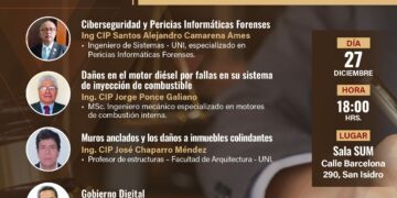 Conferencias Magistrales «Temas Periciales» / Viernes 27 de diciembre – 6:00 p.m.