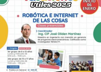 ¡Vacaciones Útiles 2025 – Robótica e Internet de las Cosas! / Inicio: 6 de enero