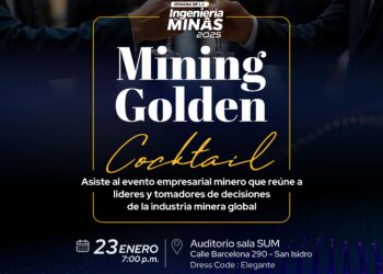 Líderes de la industria minera se reúnen en el “Mining Golden Cocktail”