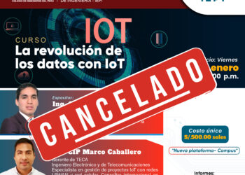 Curso virtual: «La revolución de los datos con IoT» / Inicio: 24 de enero