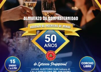 El Capítulo de Ingeniería de Minas celebra el «Almuerzo de Confraternidad» en honor a sus 50 años de ejercicio profesional