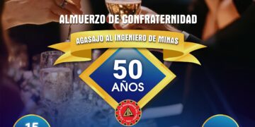 El Capítulo de Ingeniería de Minas celebra el «Almuerzo de Confraternidad» en honor a sus 50 años de ejercicio profesional