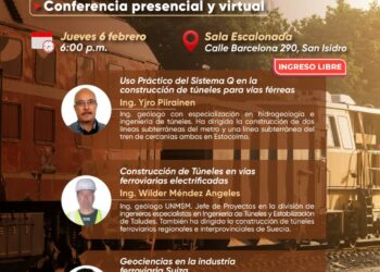 El Capítulo de Ingeniería Geológica del CIP-CDLIMA presenta tres conferencias presenciales y virtuales / Jueves 6 de febrero – 6:00 p.m.