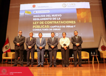 El Colegio de Ingenieros del Perú – Consejo Departamental de Lima fue sede de la mesa redonda: “Análisis del nuevo reglamento de contrataciones públicas”