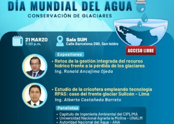 Conferencia «Celebración del día Mundial de Agua» / Viernes 21 de marzo / 7:00 p.m.