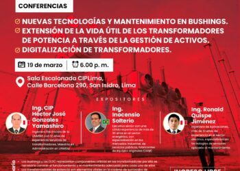 Conferencia «Mantenimiento en Bushings y OLTC y TXPERT™ Hub – Digitalización de Transformadores» / Miércoles 19 de marzo – 7:00 p.m.