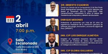 Conferencia magistral «Arquitectura digital para el Estado peruano» / Miércoles 2 de abril – 7:00 p.m.