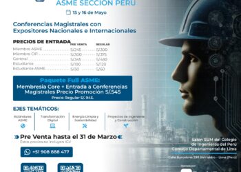  VIII Congreso Internacional de Ingeniería Mecánica – ASME Sección Perú / 15 y 16 de mayo