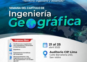 Semana del Capítulo de Ingeniería Geográfica /Del 21 al 25 de abril