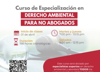 Curso de Especialización «Derecho ambiental para no abogados»/del 1 de abril al 16 de septiembre de 2025