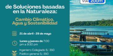 Primer Curso Nacional de Soluciones Basadas en la Naturaleza: Cambio Climático, Agua y Sostenibilidad / Del 21 de abril al 29 de mayo
