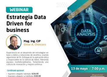 Webinar «Estrategia Data Driven for Business» / Lunes 13 de mayo – 7:00 p.m.