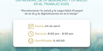 Conferencia internacional «Revolucionar la salud y la seguridad: el papel de la IA y la digitalización en el trabajo» / Jueves 24 de abril – 6:00 p.m.