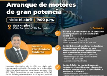 Curso «Arranque de motores de gran potencia» / Inicio: Miércoles 16 de abril