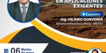 Martes de la Minería – Conferencia «Filtración de relaves: Innovación y tecnología en aplicaciones exigentes» / Martes 6 de mayo – 7:00 p.m.