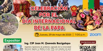 Celebración por el Día Internacional de la Papa / Jueves 29 de mayo – 7:00 p.m.