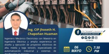 Seminario «Cálculo de máxima demanda en instalaciones eléctricas residenciales, comerciales e industriales» / Martes 6 de mayo – 7:30 p.m.
