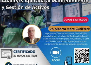 Curso de Especialización «Analitycs aplicada al Mantenimiento y gestión de activos / Inicio 21 de junio – sábado y domingo