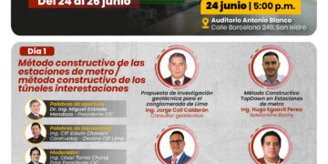 Foro «Metro de Lima» / Del 24 al 26 de junio