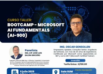 Curso Taller «BOOTCAMP: Microsoft AI Fundamentals (AI-900)» / Sábado 5 de julio – 8:00 a.m.