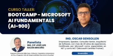 Curso Taller «BOOTCAMP: Microsoft AI Fundamentals (AI-900)» / Sábado 5 de julio – 8:00 a.m.