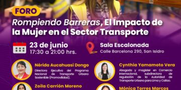 Foro «Rompiendo Barreras El Impacto de la Mujer en el Sector Transporte / Lunes 23 de junio – 5:30 p.m.